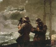 Winslow Homer eight bells oil